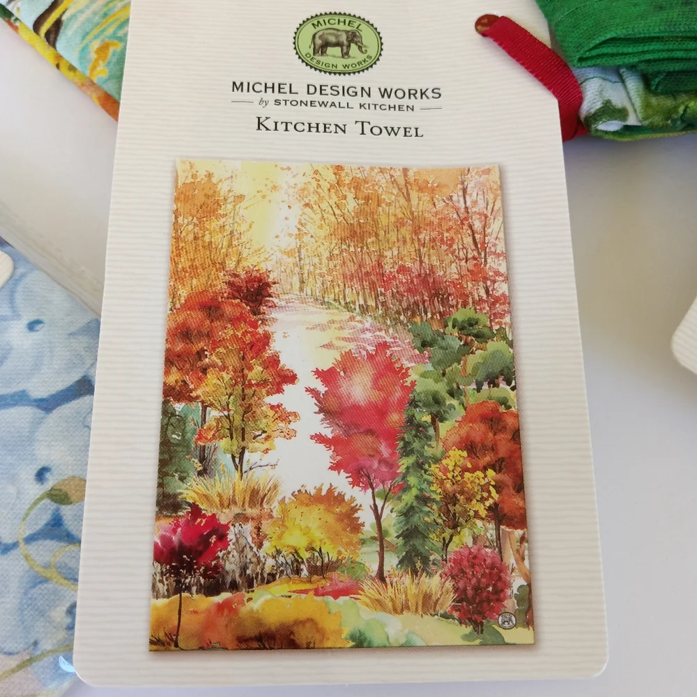 3 NWT Michel Designs Works By Stonewall Kitchen Towels
